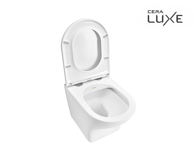 CERA EWC with Seat Cover and Flush CRESTELLE Wall Hung_2
