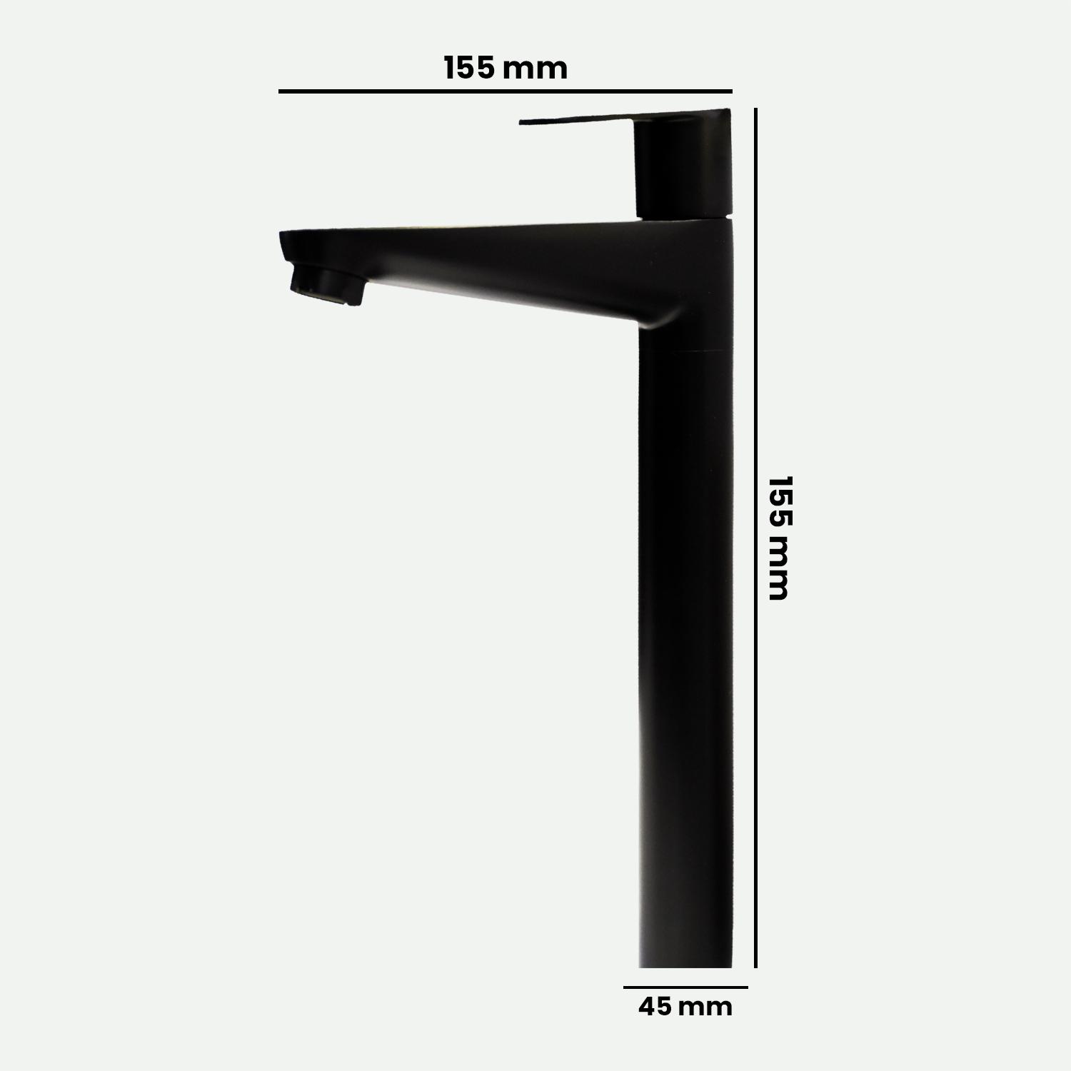 D&B Bathware Chrome Plated Basin Mixers Faucet IVANO-3418-BLACK_1