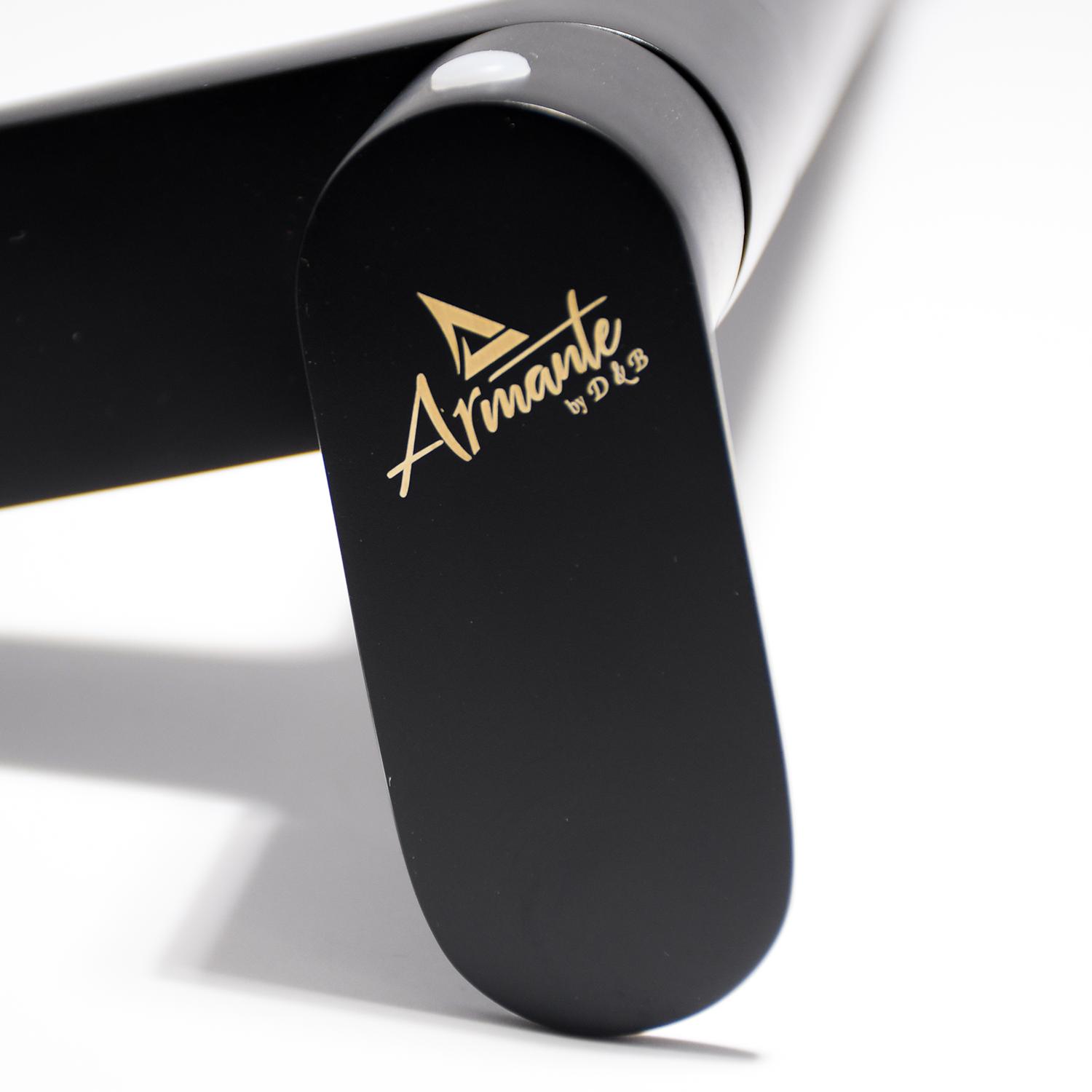 D&B Bathware Chrome Plated Basin Mixers Faucet IVANO-3418-BLACK_2