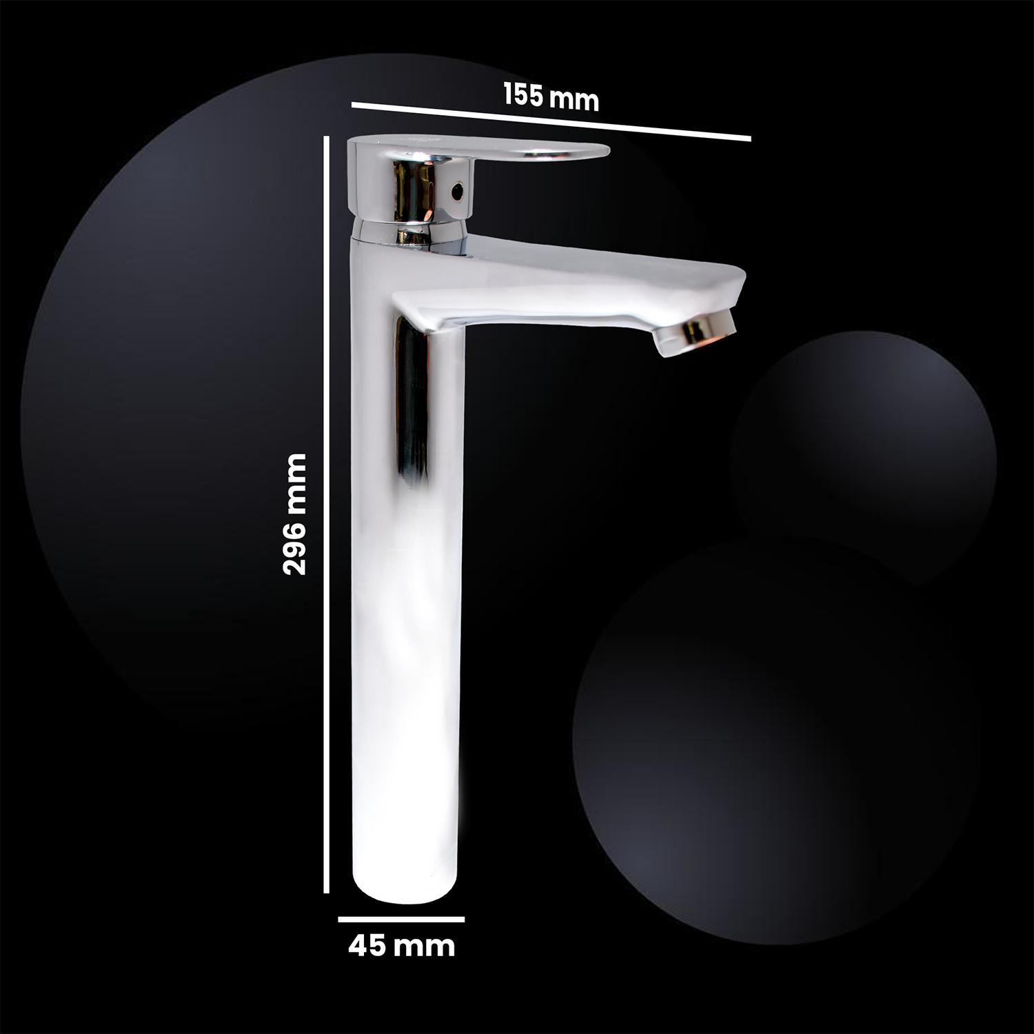 D&B Bathware Chrome Plated Basin Mixers Faucet IVANO-3418-TALL BOY_1