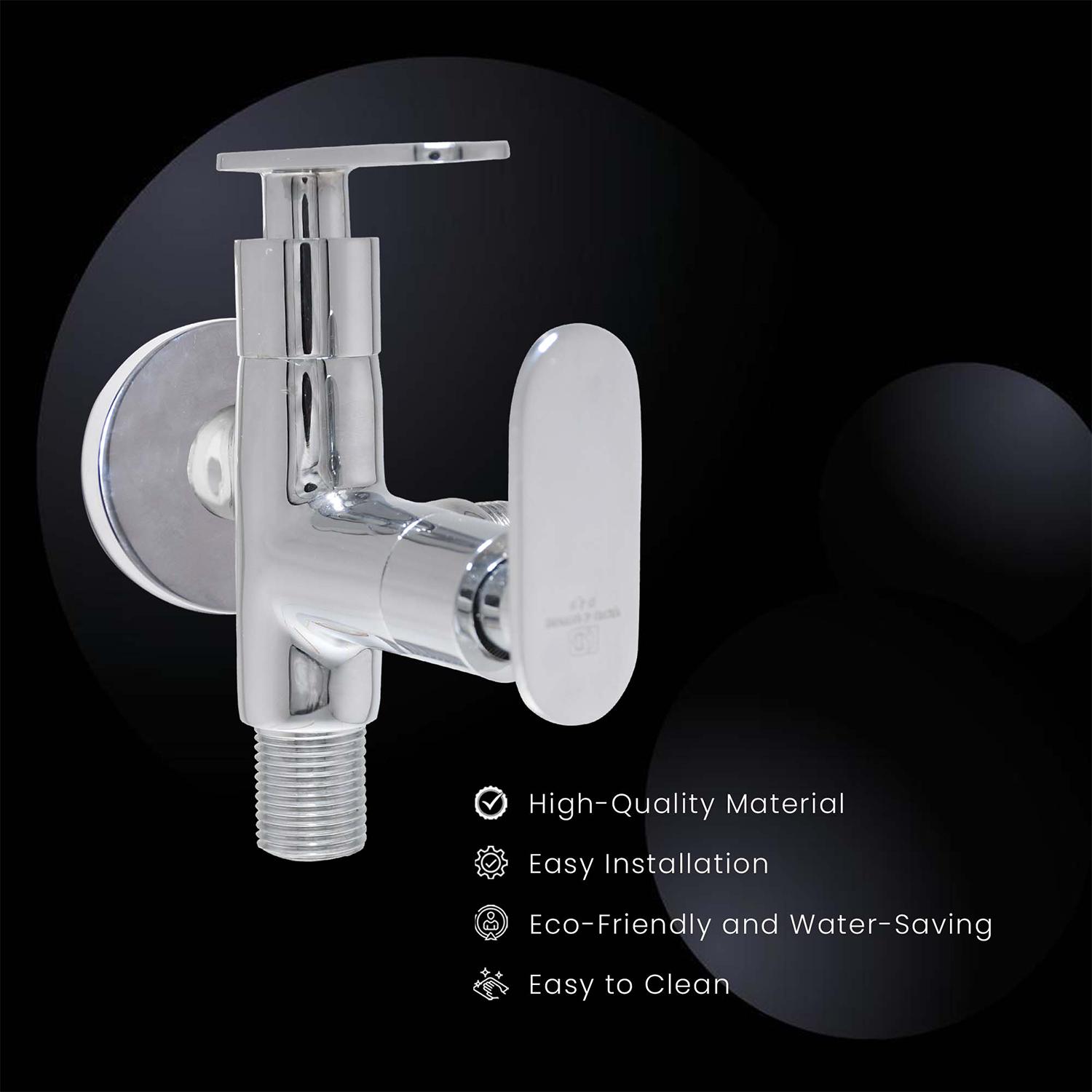 D&B Bathware Chrome Plated Angle Cock Faucet OLIVIA-3110_1