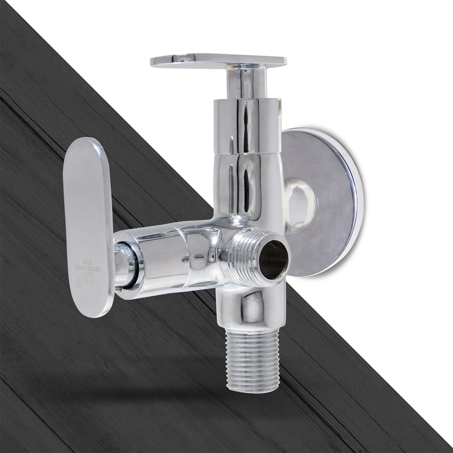 D&B Bathware Chrome Plated Angle Cock Faucet OLIVIA-3110_2