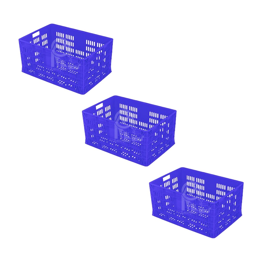 Supreme Perforated Plastic 76 L 650 x 450 x 315 mm Crates_1