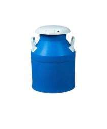Plastic 20 L Cylindrical Blue Milk Cans_0