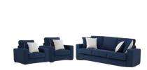 AS Foam 5 Seater Blue Sofa Set_0