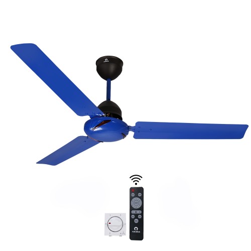 Akira Storm BLDC 1200 mm 3 Blades 30 W Royal Blue Ceiling Fans_4