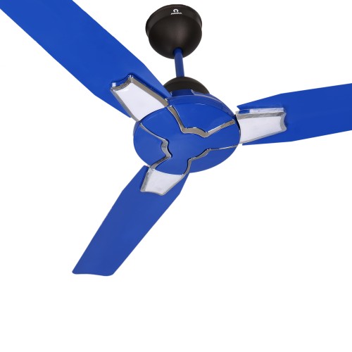 Akira Alpha BLDC 1200 mm 3 Blades 30 W Royal Blue Ceiling Fans_1
