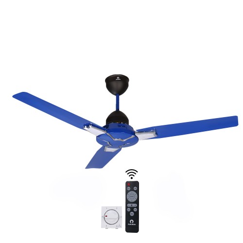 Akira Alpha BLDC 1200 mm 3 Blades 30 W Royal Blue Ceiling Fans_4
