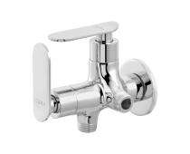 CERA Chrome Plated 2 in 1 Angle Cock with Flange Faucet BROOKLYN F1018211_0