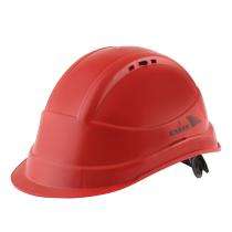 Karam Polypropylene Copolymer Red Air Ventilated Safety Helmets PN541_0