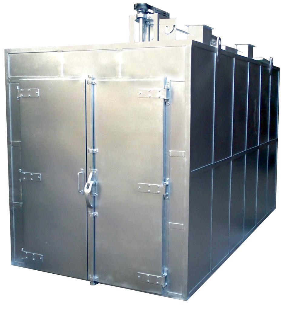 MET 500 kg/hr Industrial Dryers Tray Dryer 200 deg C Electric_2