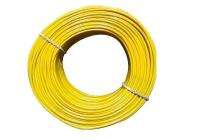 Varsha Cab 1 sqmm FRLF Electric Wire Yellow 100 m_0