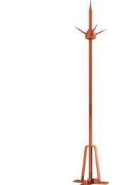 Infinite Conventional Copper Bonded 1 m 30 kV Lightning Arrester_0