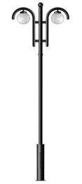 Aluminium 3 m Black Decorative Light Poles_0