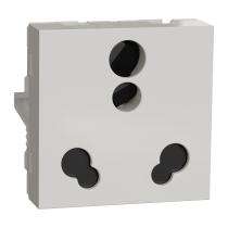 Schneider Electric 6 A White 3 Pin Plug Electrical Sockets_0