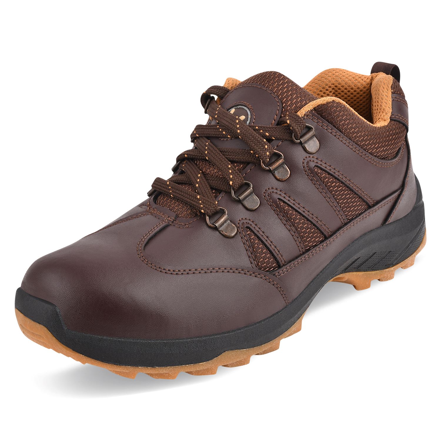 Hillson Swag 1904 Textile Fabric Steel Toe Safety Shoes Brown_1