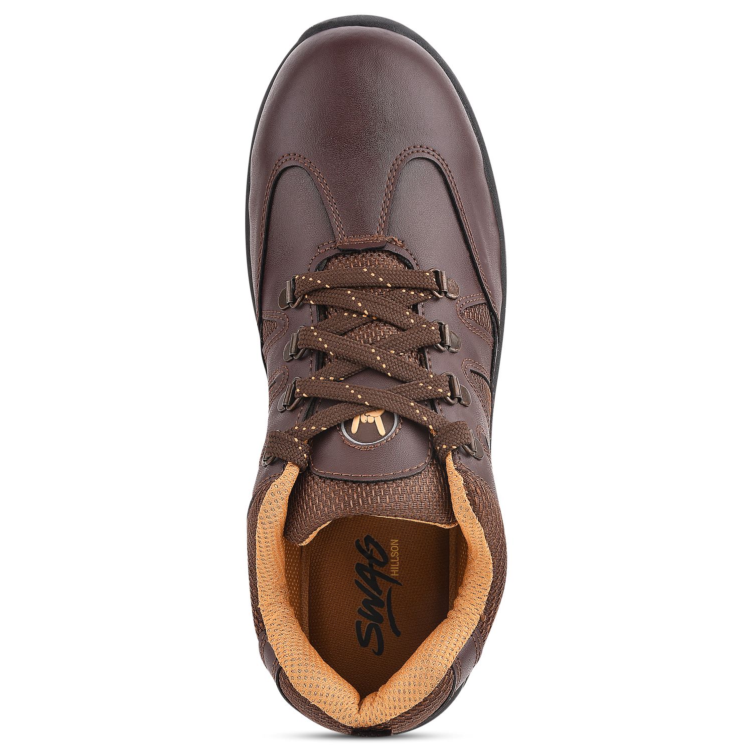 Hillson Swag 1904 Textile Fabric Steel Toe Safety Shoes Brown_3