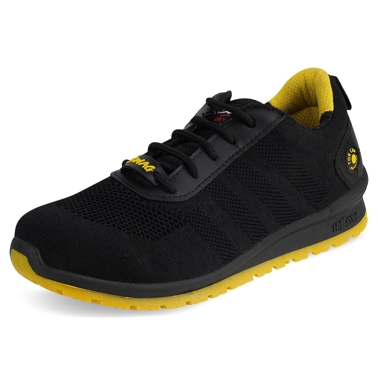 Hillson Swag 1906 Textile Fabric Steel Toe Safety Shoes Black_2