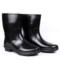 Hillson Don Black Dual Density PVC Sole Gumboots_0