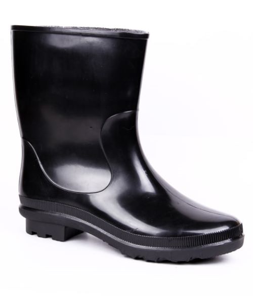 Hillson Don Black Dual Density PVC Sole Gumboots_1