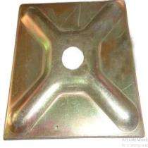 MIC Square Cast Iron Waler Plate 120 x 120 mm_0