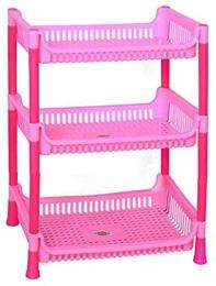 Hanumant Plastic Rectangular Rack Kitchen Storage Organiser 8 x 20 x 15 mm_0