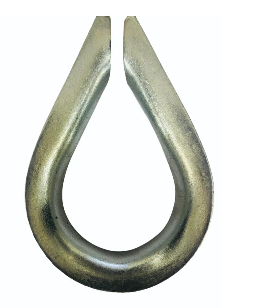 Damar 3 - 45 mm Standard Wire Rope Thimble Stainless Steel_1