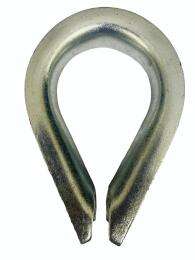 Damar 3 - 45 mm Standard Wire Rope Thimble Stainless Steel_0