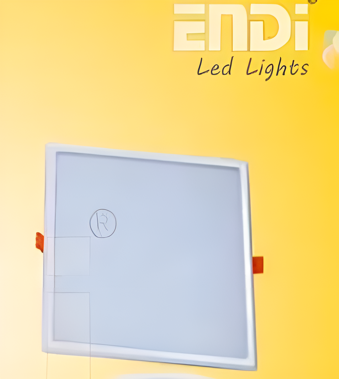 EnDi 3 W Square Warm White 220 x 220 mm LED Panel Lights Recessed Mounted_1