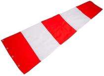 Wind Sock Polyester 1.5 x 6 ft Orange and White_0