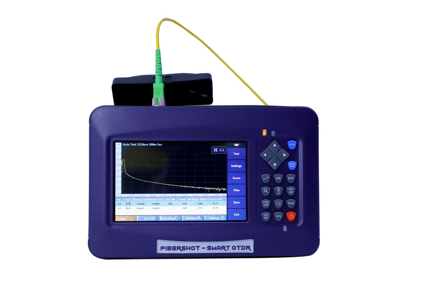 Fibershot 1310/1550nm:32/30dB MINI-D32 Optical Time Domain Reflectometer_3