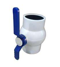 Krish 100 mm Manual PVC Ball Valves Plain_0