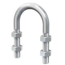 M27 High Tensile Steel U Bolts 140 mm Polished_0