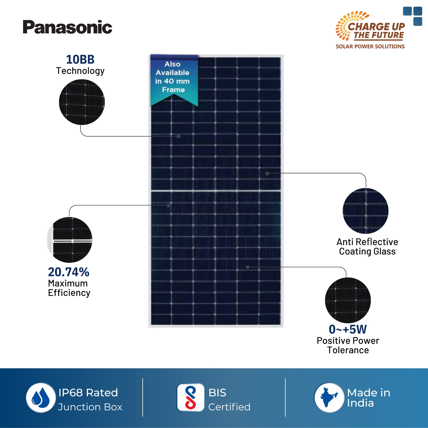 ANCHOR AE14H535VHC10BRD 535 W Mono PERC Solar Panel_1