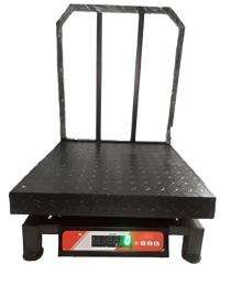 Accumax Platform Electronics Weighing Scale 600 kg Chequered Mobile 5500_0
