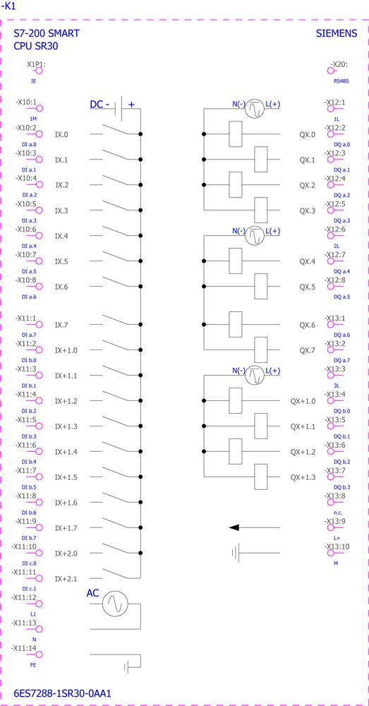 SIEMENS Programmable Logic Controller 6ES72881SR300AA1 24 V_2
