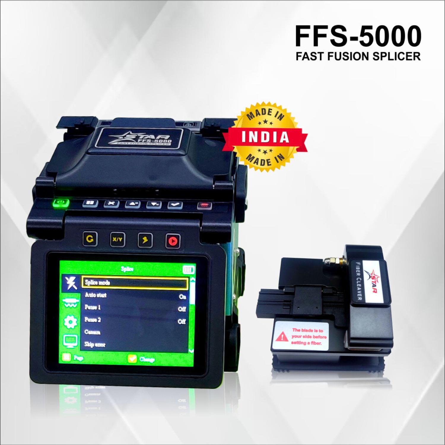 STAR FFTx Splicer FFS-5000 High Precision Core Alignment Fusion Splicer for Fiber Optic_2