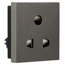 Goldmedal 6 A Black 3 Pin Plug Electrical Sockets_0