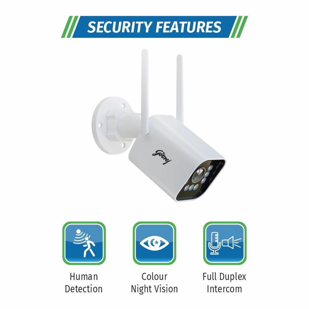 Godrej CCTV Cameras Ace Pro Bullet 3 MP 20 m 4 mm_1