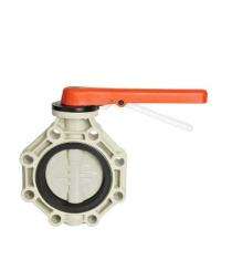 Atlas 100 mm Manual Polypropylene Butterfly Valve PPBV100L_0