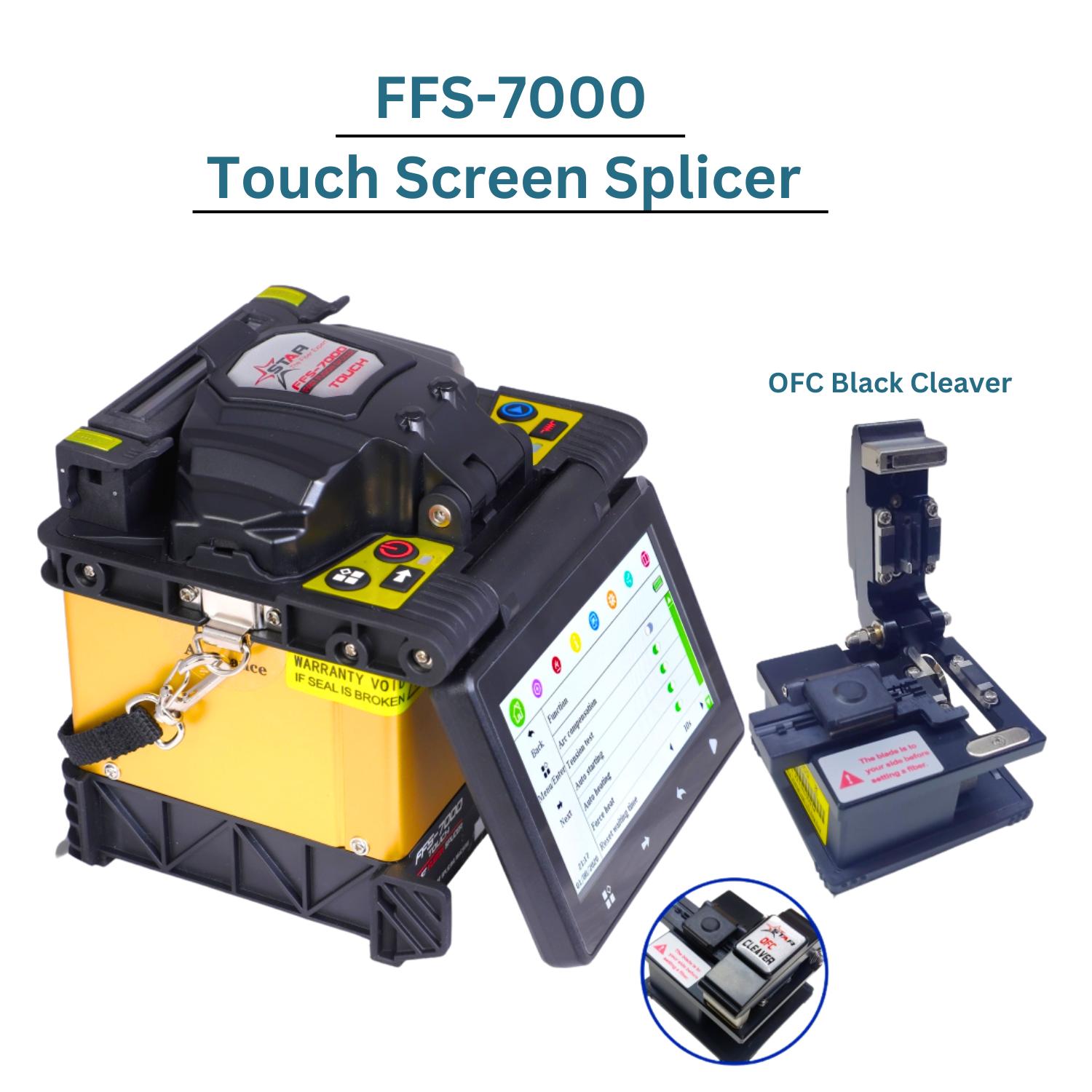 STAR FFS-7000 Touch Screen High Precision Core Alignment Fusion Splicer for Fiber Optic_2