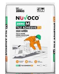 Nuvoco Zero M Speedex T1 Polymer modified cementitious Tile Adhesive 20 kg_0