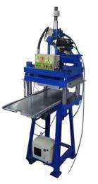 GRAVITY Mild Steel Hydro Pneumatic Die Cutting Machine Semi Automatic 350 - 1500 Sheets/hr_0