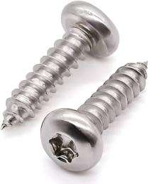 SPL Pan 3.9 mm 30 mm Self Tapping Screws Stainless Steel Polished_0