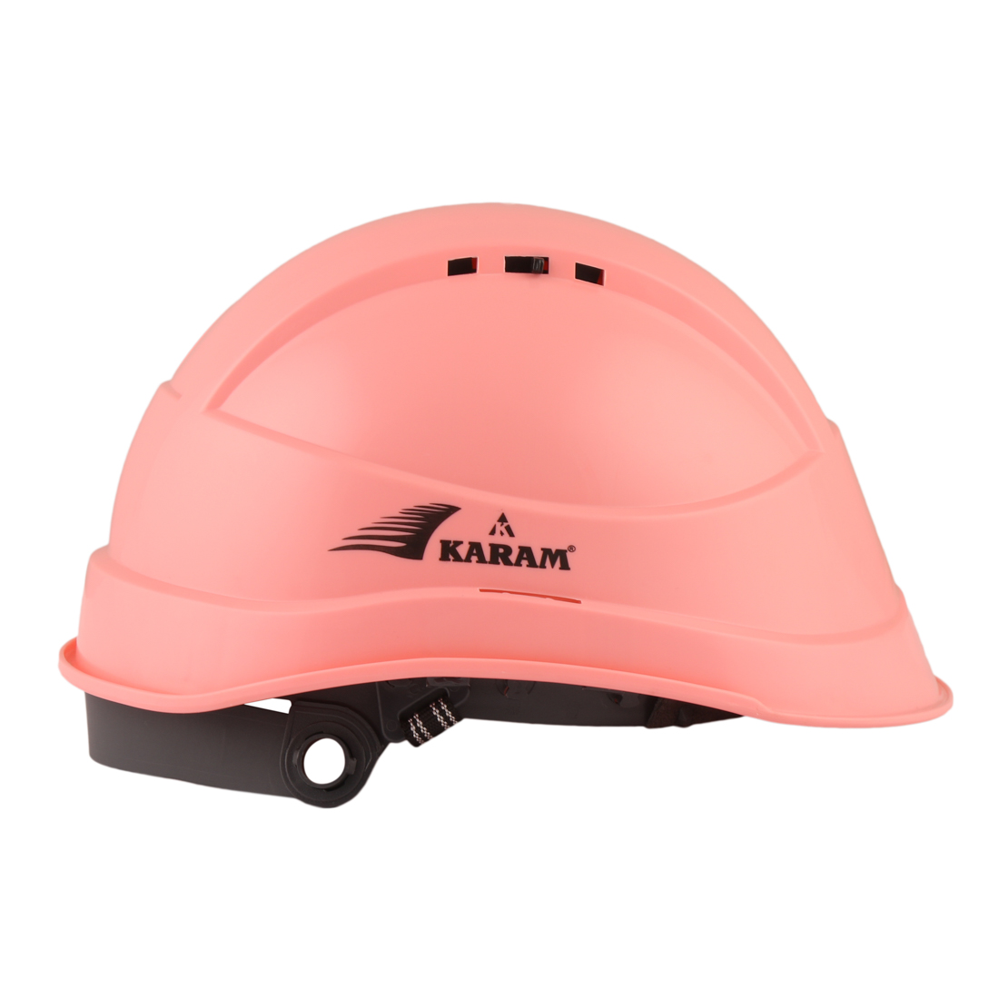 Karam Polyethylene Pink Air Ventilated Safety Helmets PN545_2