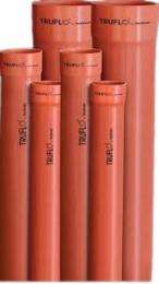 TRUFLO 125 mm UPVC Pipes Class A 6 m Plain Socket_0