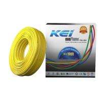 KEI 2.5 sqmm conFlame FR LSH Electric Wire Yellow 90 m_0