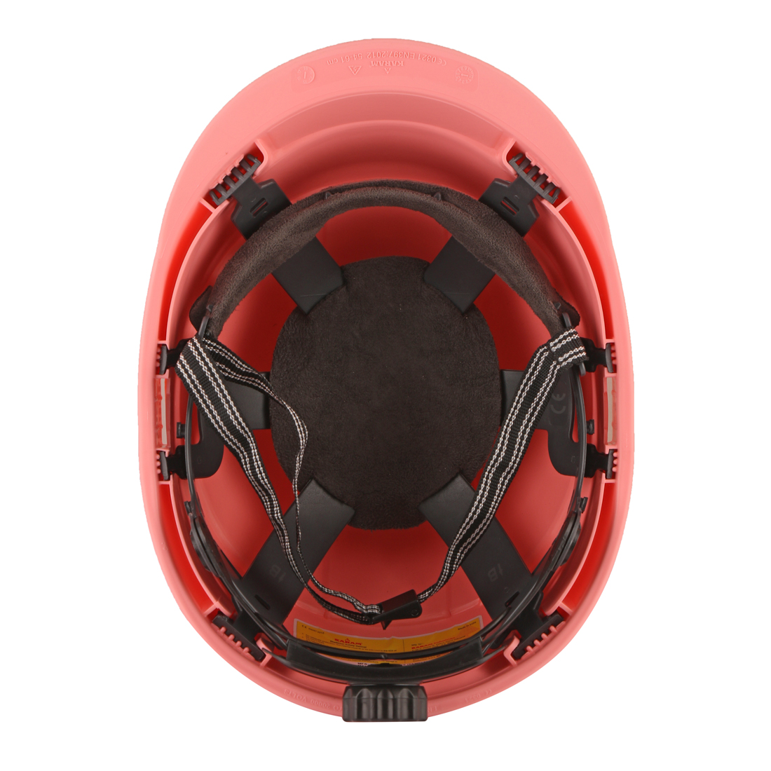 Karam Polypropylene Copolymer Pink Air Ventilated Safety Helmets PN542_4