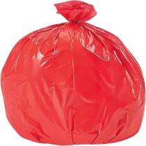 Plastic Biodegradable Garbage Bags 25 L 200 micron Red_0