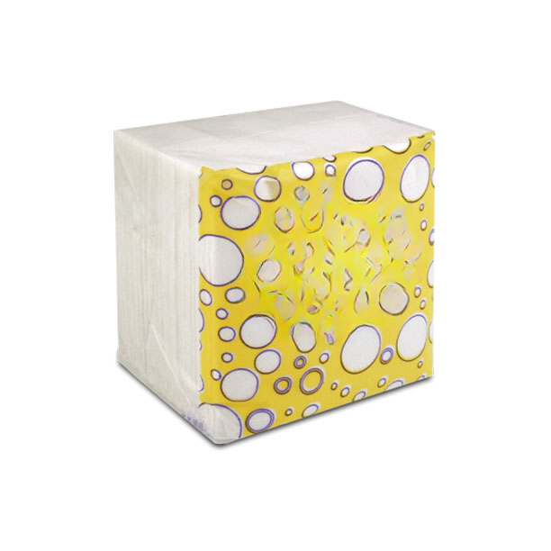 Hand Napkin Tissue Paper Pack Plain 28 x 28 cm White_0